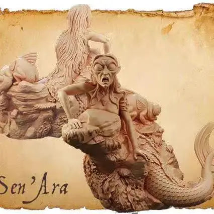 28mm Dark Fantasy Undead, 2 Figures, Resin Model Figure Kit, Fantasy Theme, Unassembled and Unpainted
