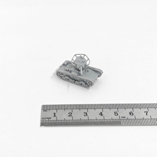 1/144 WWII Soviet T-26B Light Tank, Resin Model Vehicle Kit, Unassembled and Unpainted