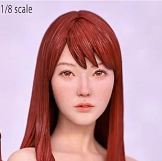 1/8 Red-Haired Female, Resin Model Figure Kit, Unassembled and Unpainted