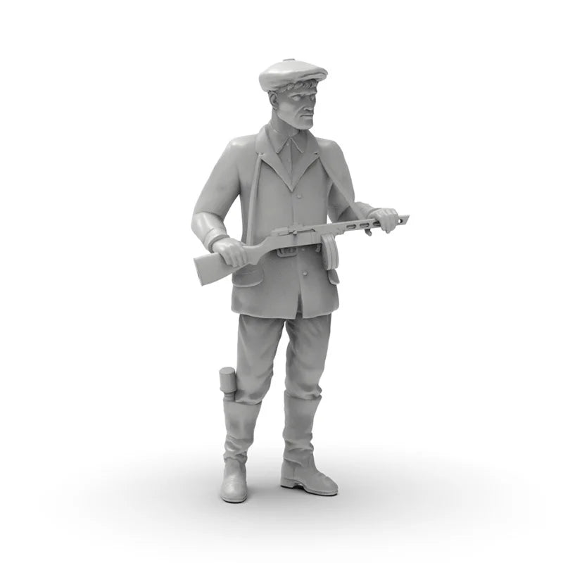 1/35 WWI Russian Infantry at Rest and Ready, 8 Figures, Resin Model Figure Kit, Unassembled and Unpainted