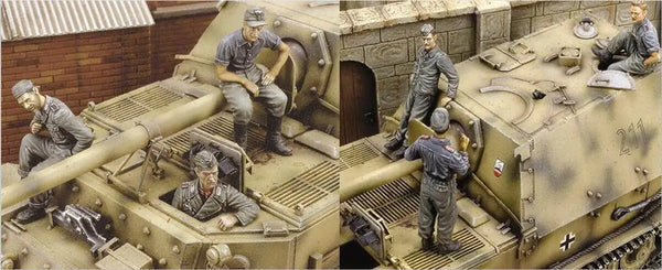 1/35 Modern Military Armored Squad, 6 Figures, Resin Model Diorama Kit, Unassembled and Unpainted