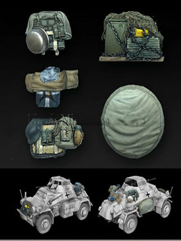 1/35 Ancient Military Accessories, Resin Model Accessory Kit, Unpainted