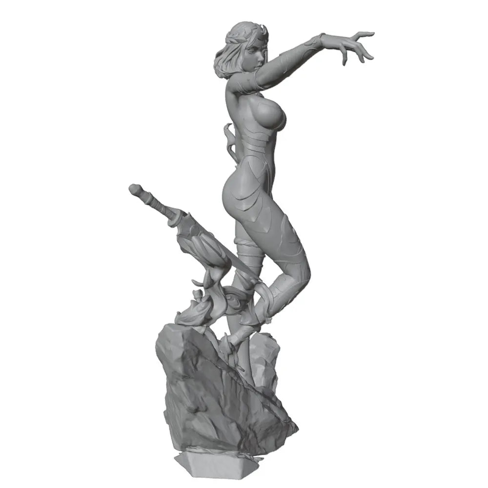 1/24 Fantasy Pin-up, Resin Model Figure Kit, Unassembled and Unpainted