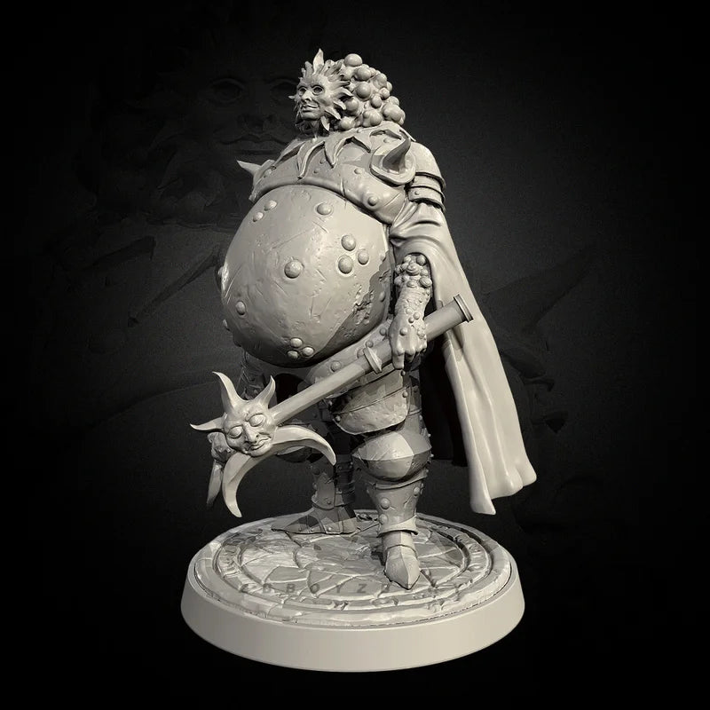 75mm Warrior Sorcerer, Resin Model Figure Kit, Fantasy Theme, Unassembled and Unpainted