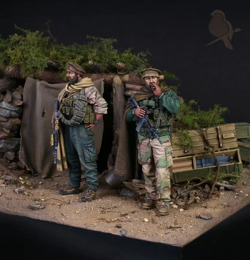 1/35 Modern US Special Forces Afghanistan 2001, 6 Figures, Resin Model Figure Kit, Unassembled and Unpainted