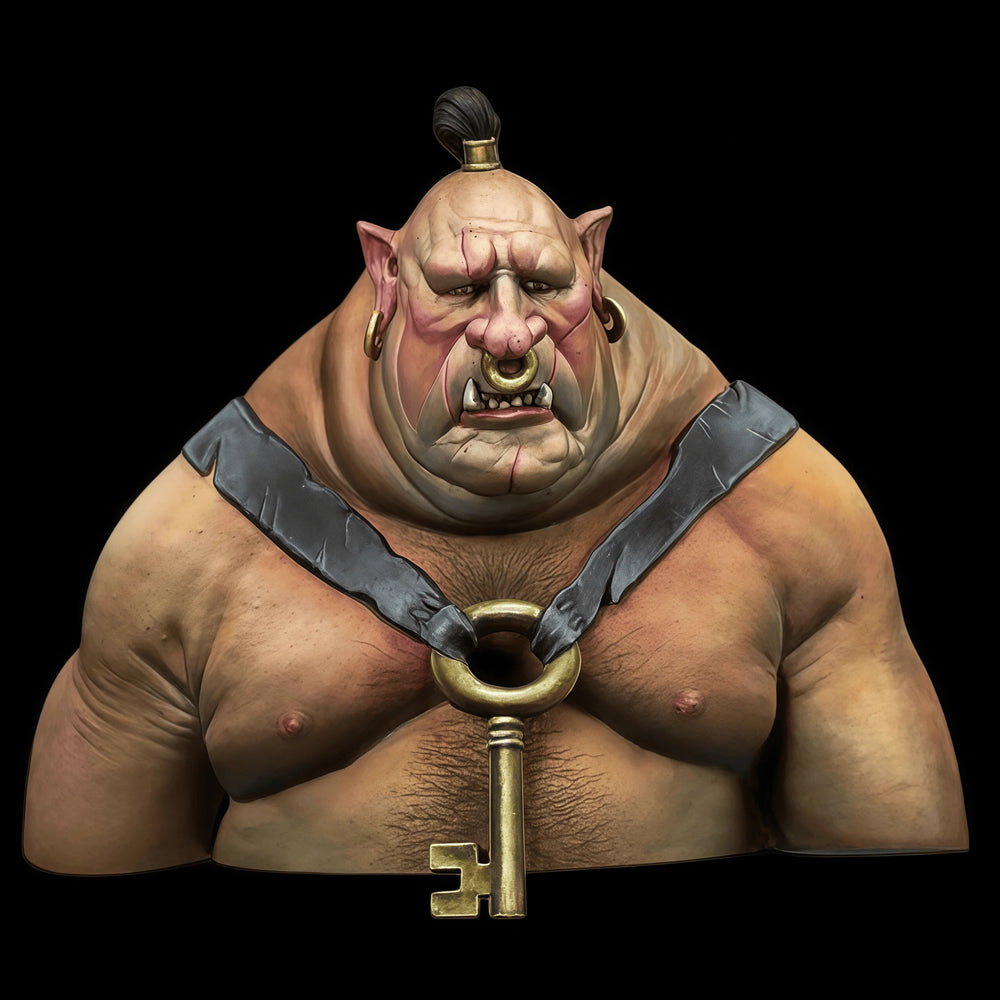 1/12 Demonic Ogre, Resin Model Bust Kit, Fantasy Theme, Unassembled and Unpainted