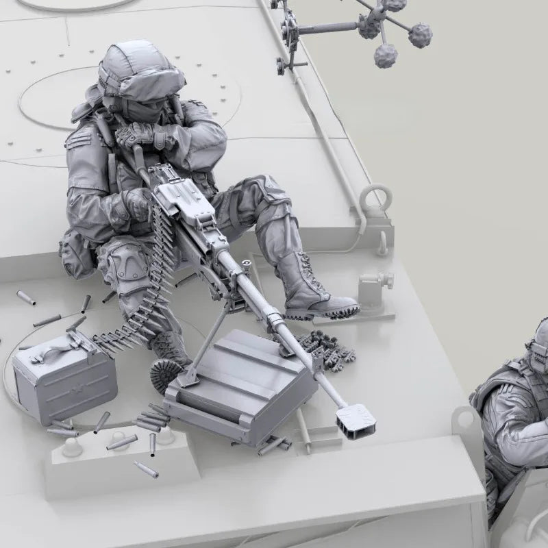 1/35 Modern Russian Soldier Fantasy Combat, Resin Model Figure Kit, Unassembled and Unpainted
