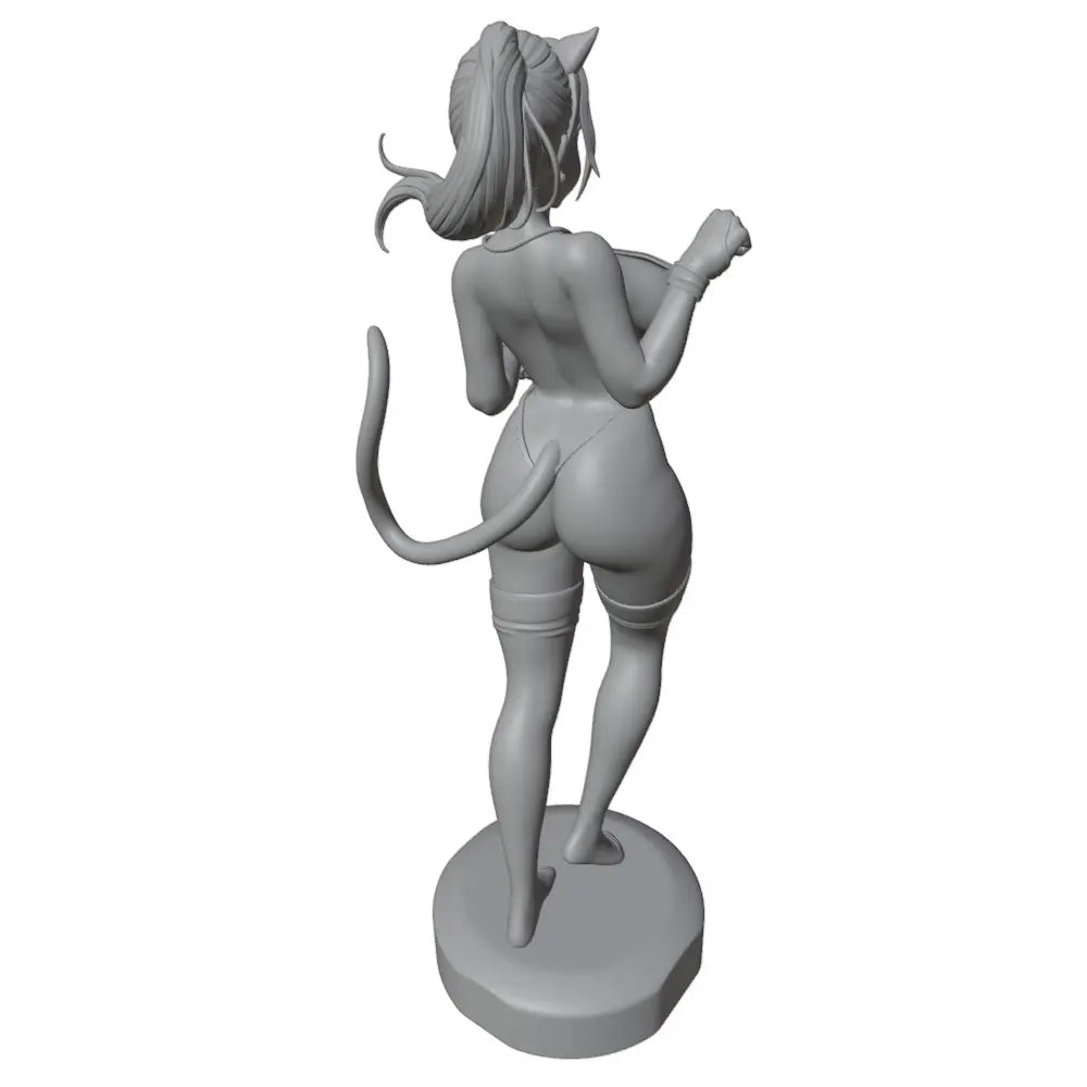 75mm Cat-Girl Character, Resin Model Figure Kit, Anime Theme, Unassembled and Unpainted
