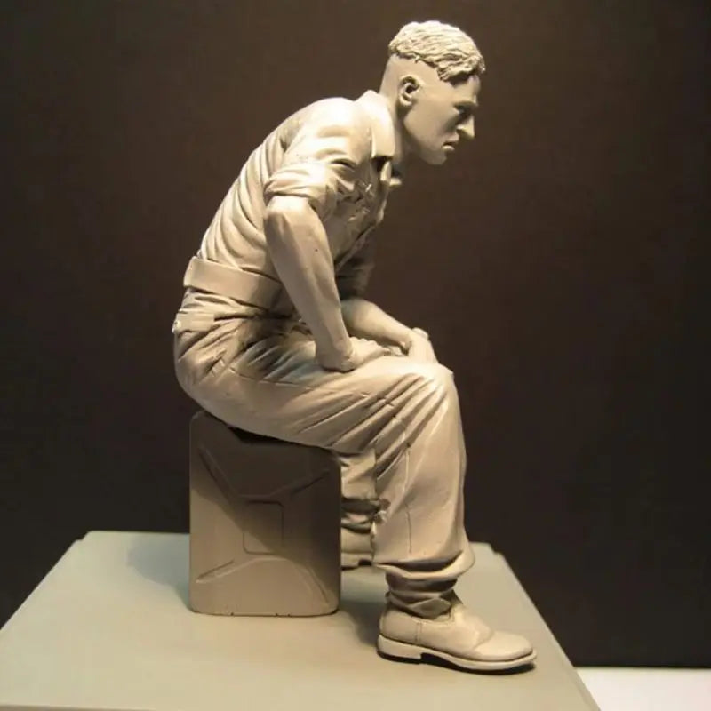 1/16 WWI French Soldier, Resin Model Figure Kit, Unassembled and Unpainted