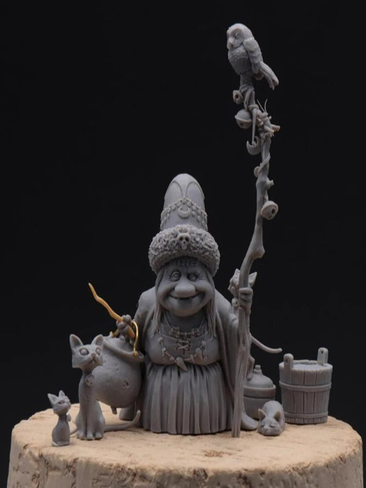 1/32 Medieval Fantasy Dwarf Officer, Resin Model Figure Kit, Unassembled and Unpainted