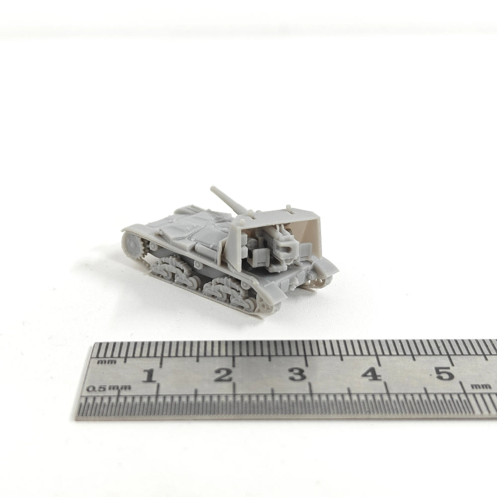 1/144 WWII Italian Semovente M41M 90/53, Resin Model Vehicle Kit, Unassembled and Unpainted