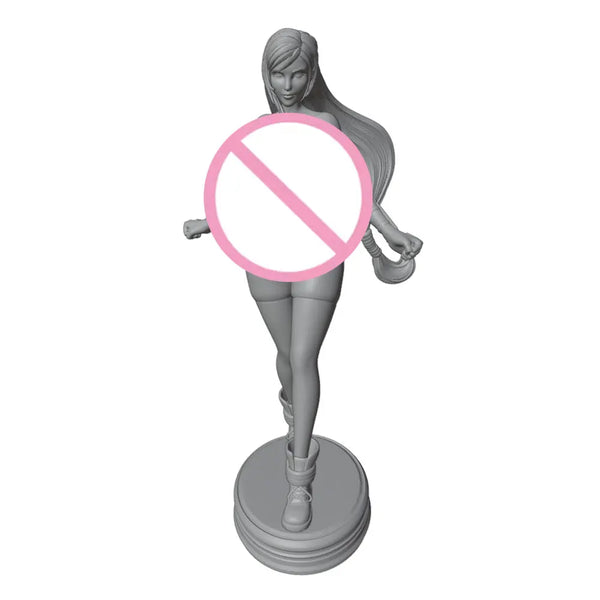 1/24 Female Figurine, Resin Model Figure Kit, Unassembled and Unpainted