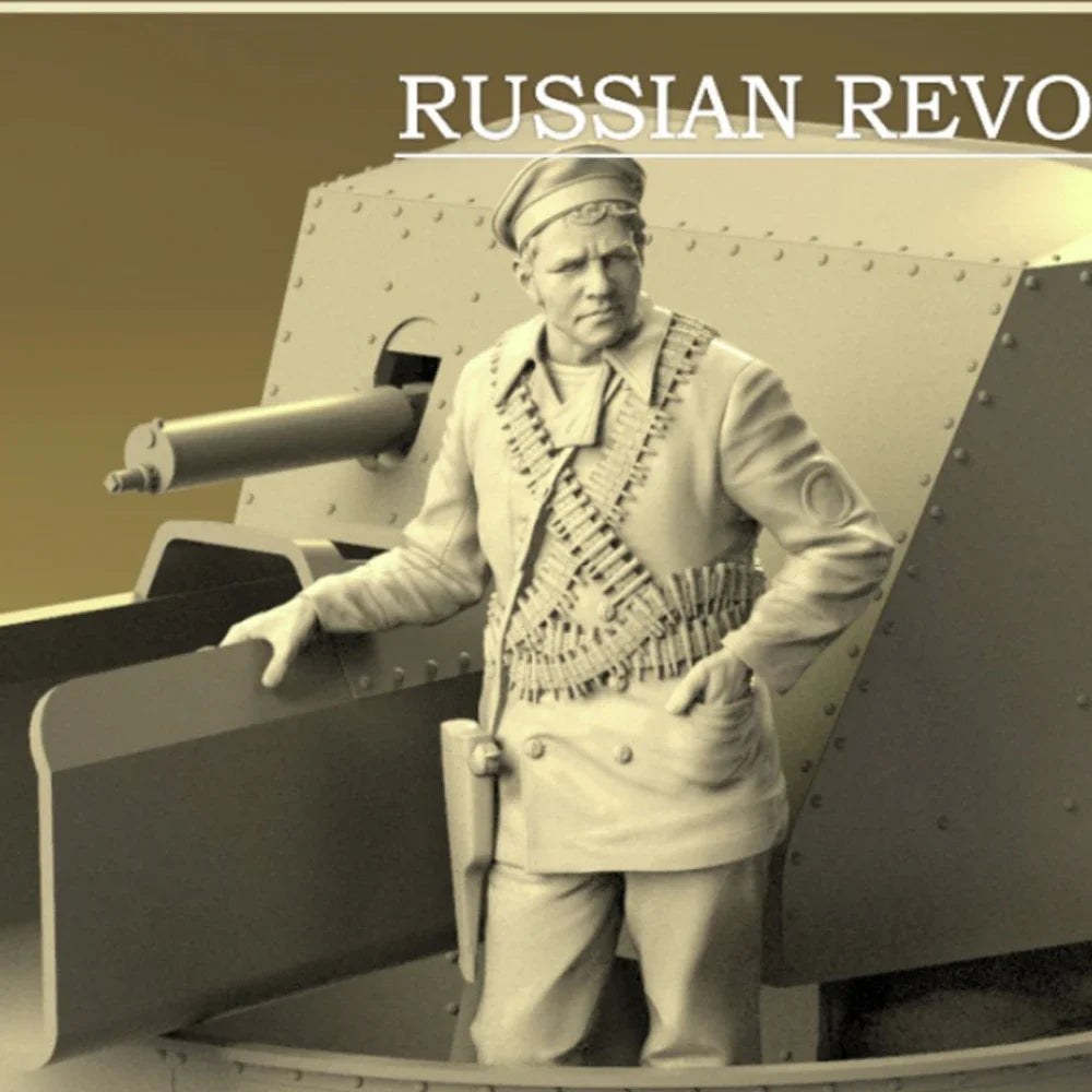 1/35 WWI Russian Sailor, Resin Model Figure Kit, Unassembled and Unpainted