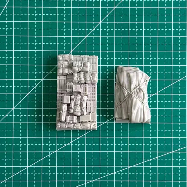 1/72 Omnibus Buses, Resin Model Vehicle Kit, Historical Theme, Unassembled and Unpainted