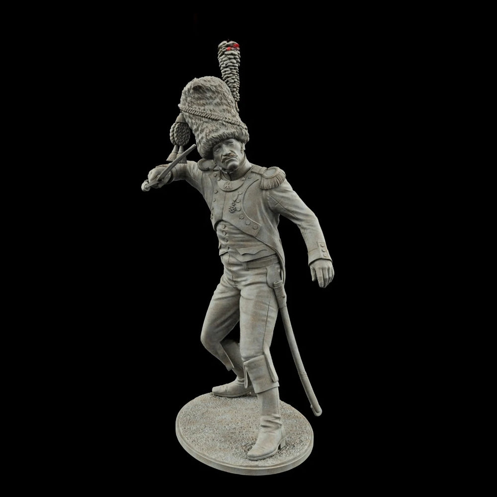75mm Napoleonic French Line Infantry Officer, Resin Model Figure Kit, Unassembled and Unpainted