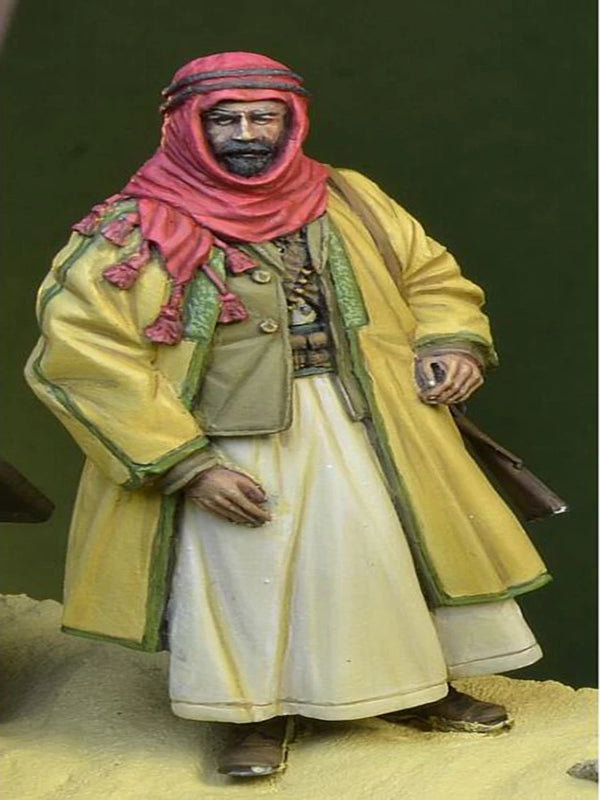 1/35 WWI Arab Warrior, Resin Model Figure Kit, Unassembled and Unpainted