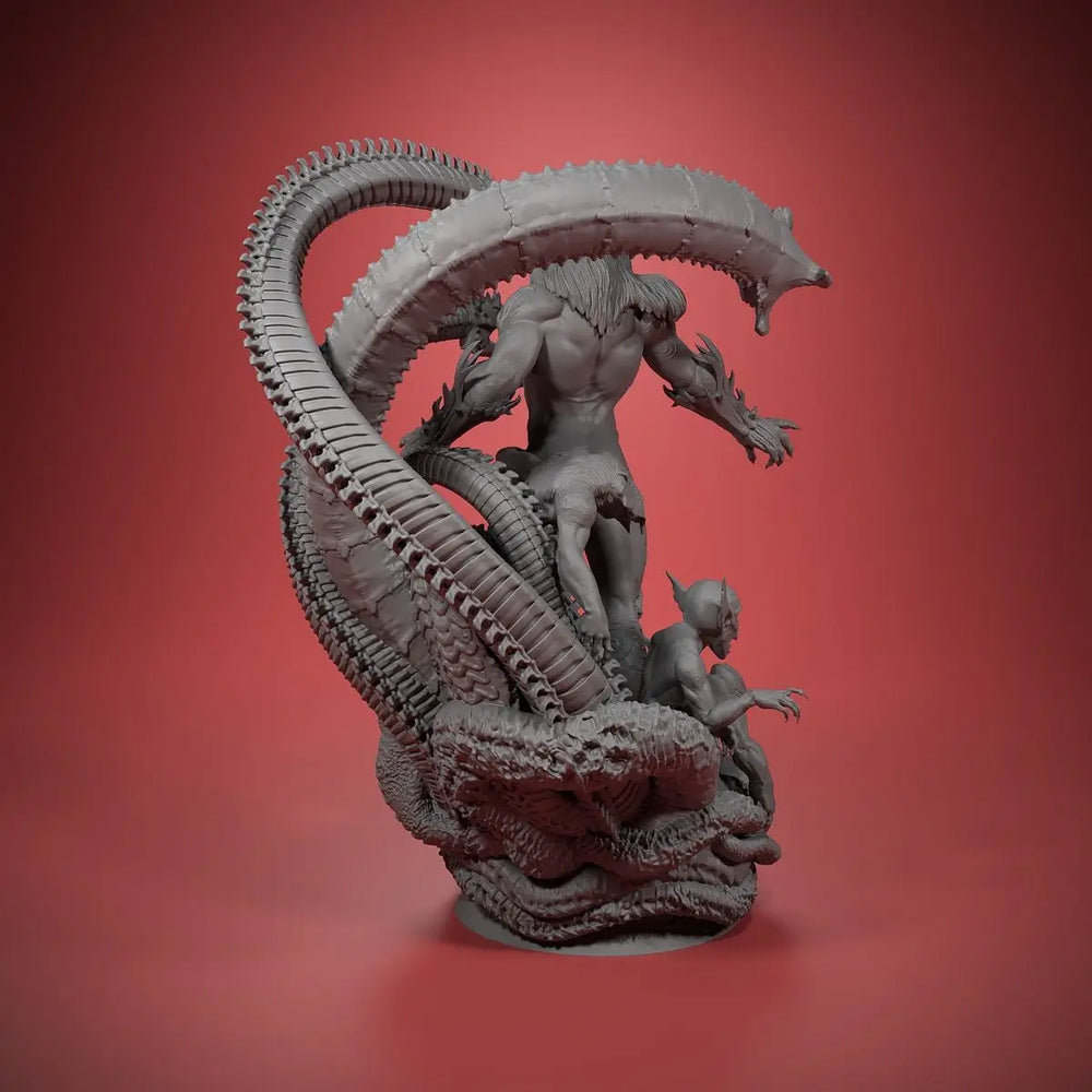 68mm Darkness Giant, Resin Model Figure Kit, Fantasy Theme, Unassembled and Unpainted