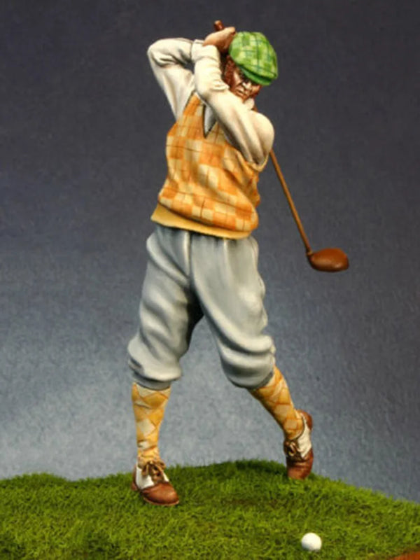 1/24 Modern Golfer, Resin Model Figure Kit, Unassembled and Unpainted