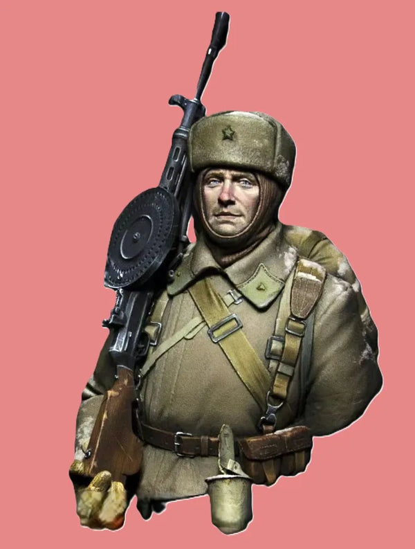 1/10 Modern Military Infantryman, Resin Model Figure Kit, Unassembled and Unpainted