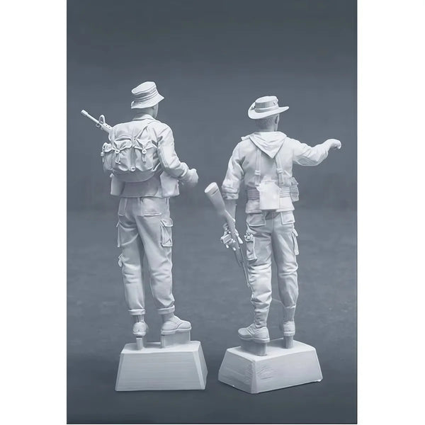 1/35 Vietnam War US Special Forces, 2 Figures, Resin Model Figure Kit, Unassembled and Unpainted