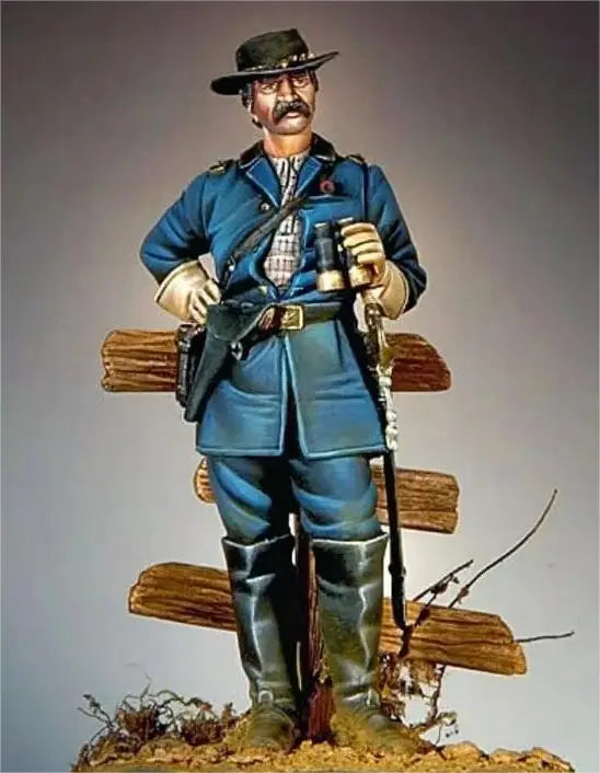1/32 American Civil War German Supply Officer with Rations, Resin Model Figure Kit, Unassembled and Unpainted