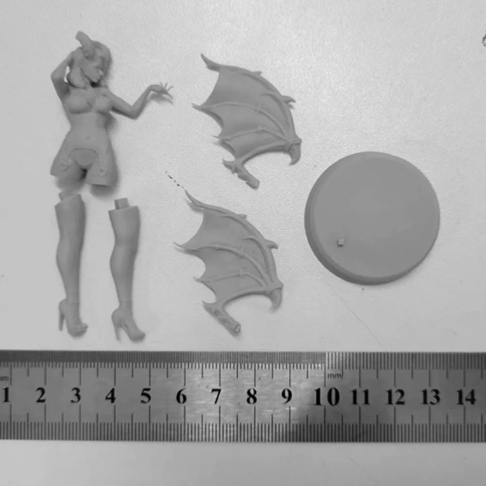 1/24 Succubus, Resin Model Figure Kit, Fantasy Theme, Unassembled and Unpainted