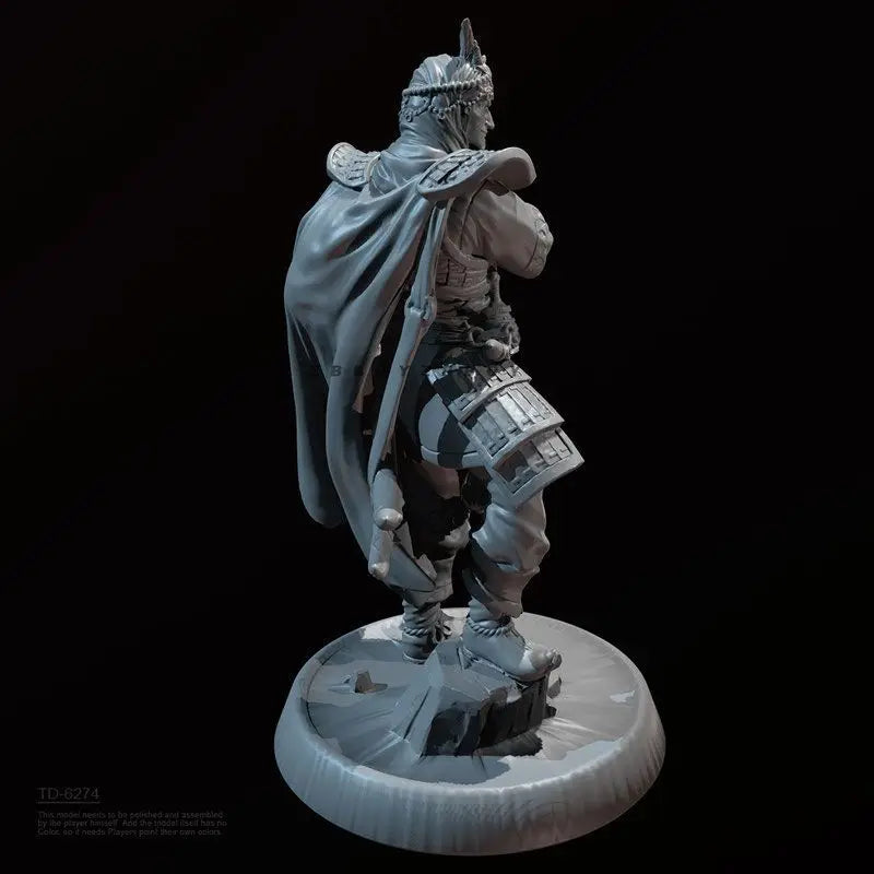 50mm Medieval Nile Warrior, Resin Model Figure Kit, Unassembled and Unpainted