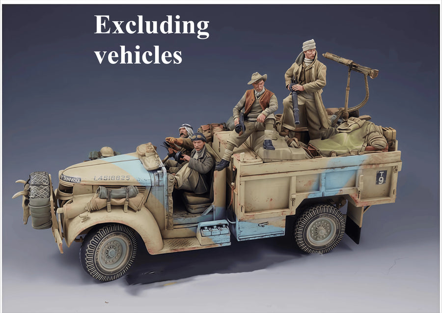 1/35 Resin Model Kit GK, Desert Scout, Unpainted, Needs to Be Assembled