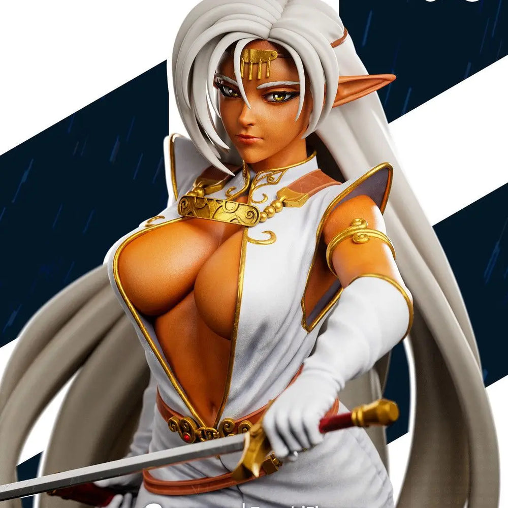 Elven Warrior, Resin Model Figure Kit, Fantasy Theme, Unassembled and Unpainted