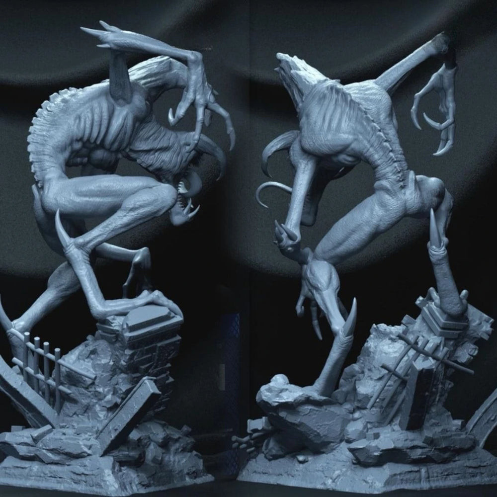 Horror Creature Demon, Resin Model Figure Kit, Fantasy Theme, Unassembled and Unpainted
