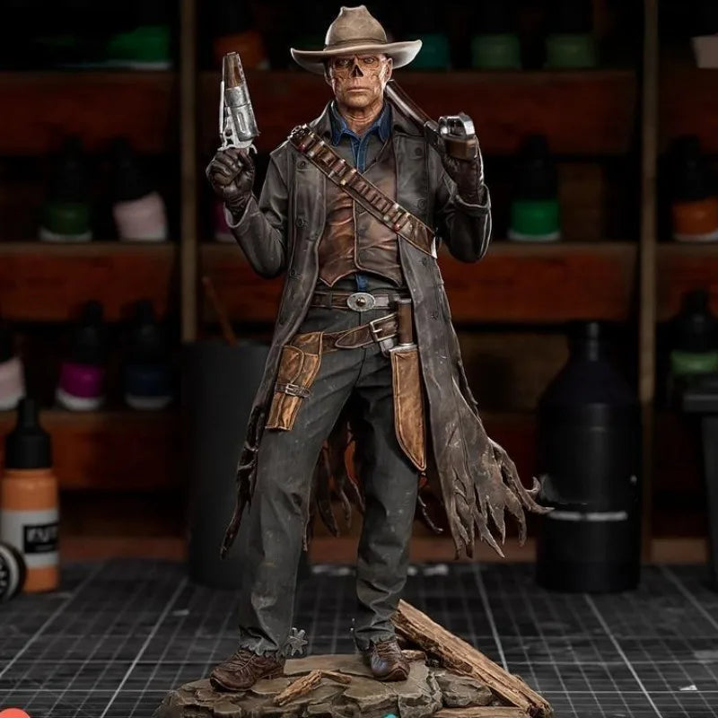 1/24 Ghoul Western Gunslinger, Resin Model Figure Kit, Fantasy Theme, Unassembled and Unpainted