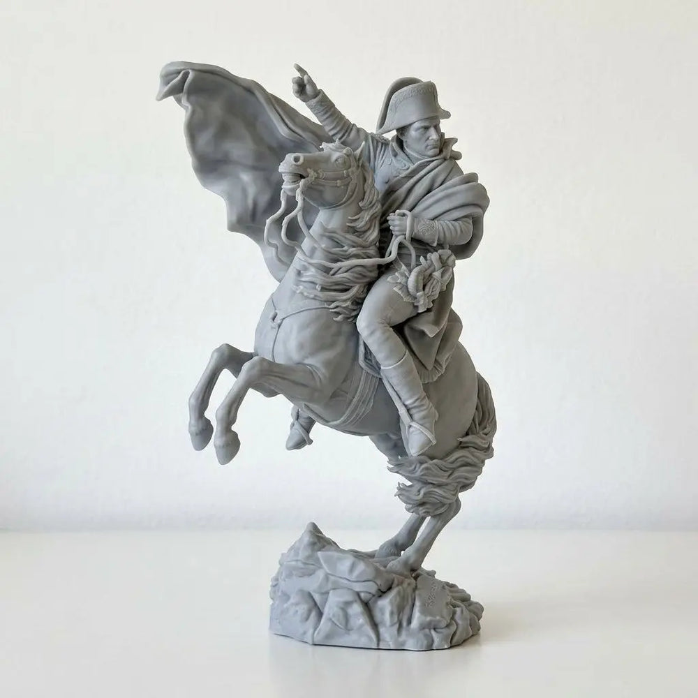 Napoleonic Napoleon Mounted, Resin Model Figure Kit, Unassembled and Unpainted