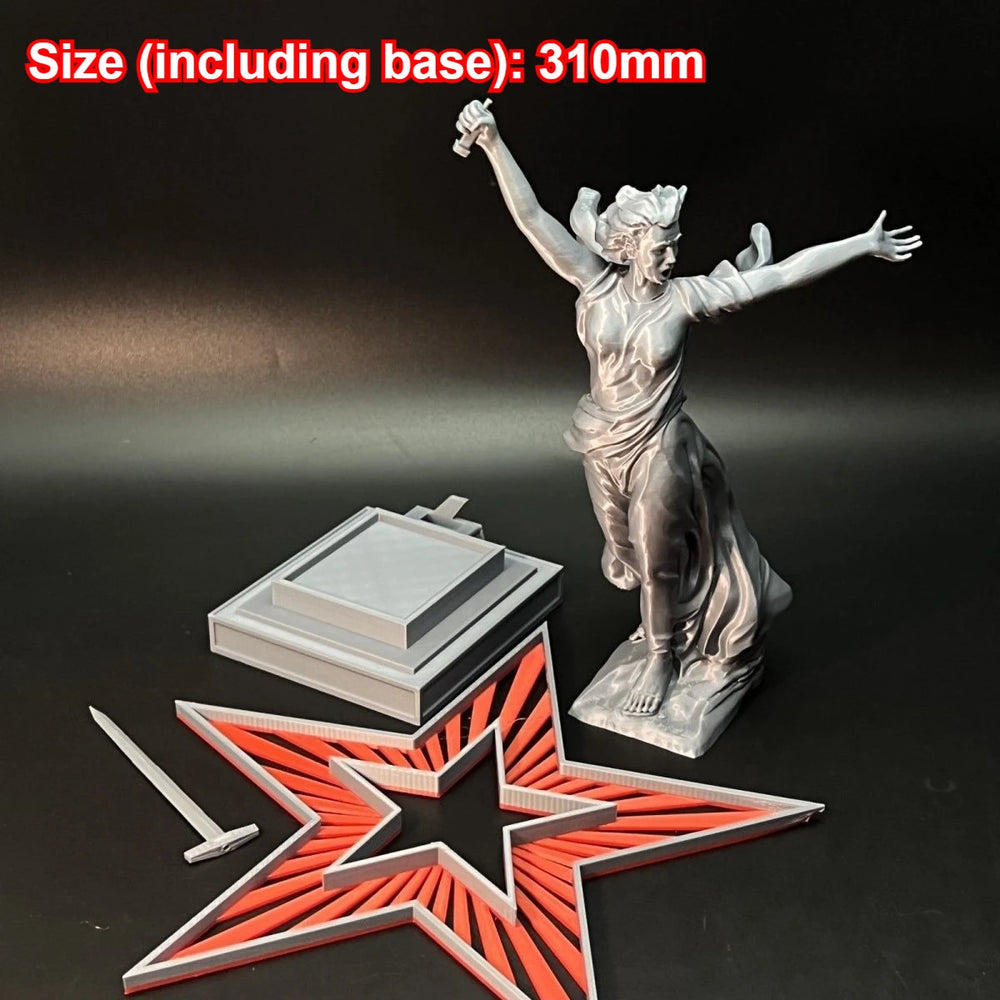WWII Soviet Motherland Monument, Resin Model Figure Kit, Unassembled and Unpainted