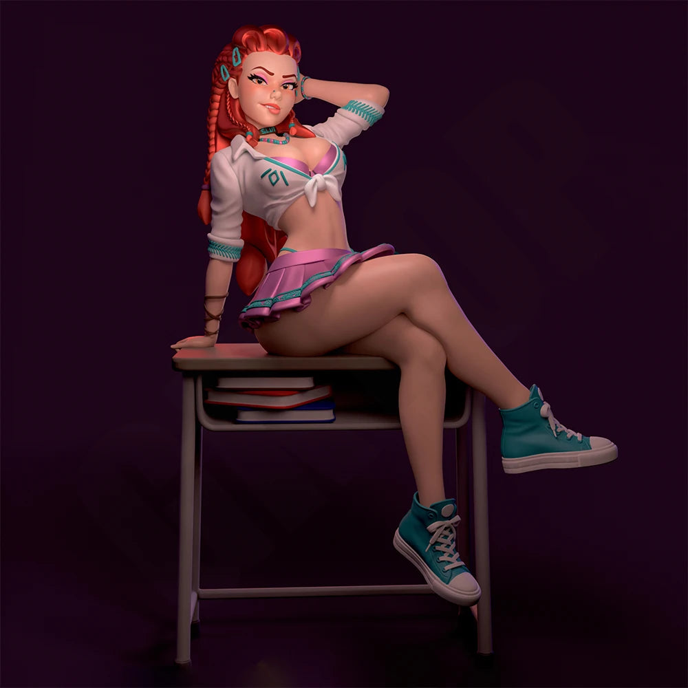 1/24 Campus Student, Resin Model Figure Kit, Unassembled and Unpainted