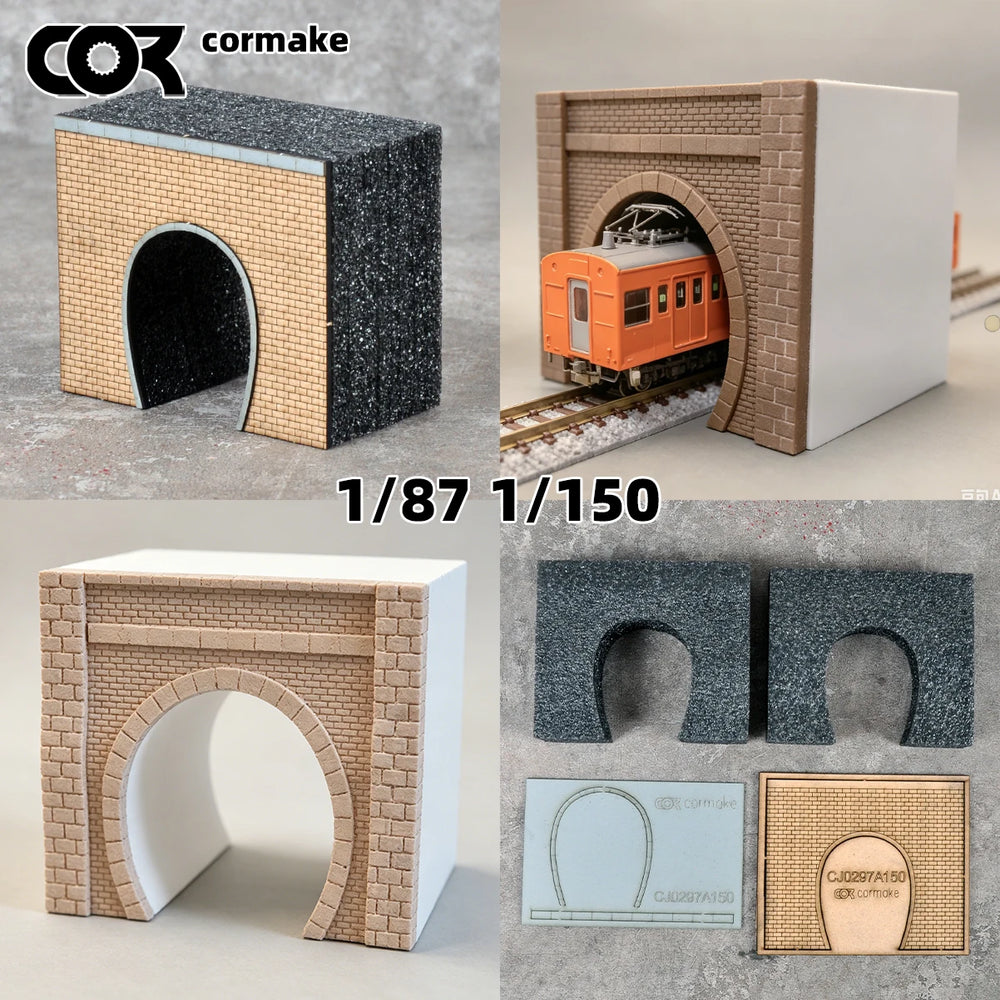 1/87 Railway Tunnel & Cave, Resin Model Diorama Kit, Historical Theme, Unassembled and Unpainted