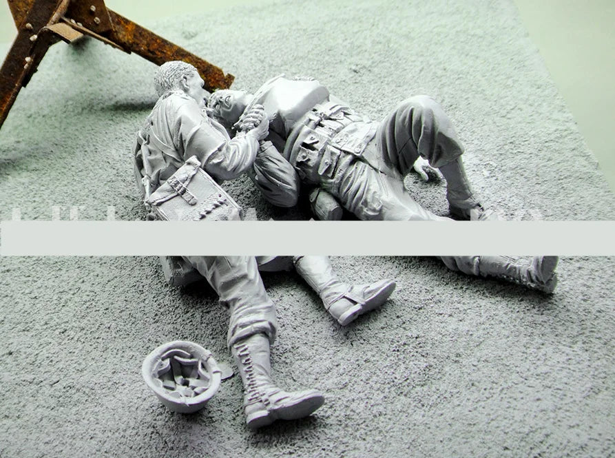 1/16 Modern Military Medic, Resin Model Figure Kit, Unassembled and Unpainted