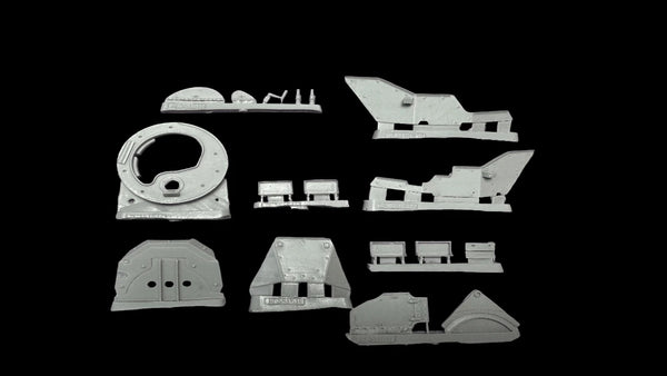 1/35 WWII Tank Turret Retrofit, Resin Model Vehicle Kit, Unassembled and Unpainted