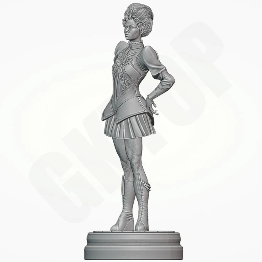 1/24 Warrior Captain, Resin Model Figure Kit, Fantasy Theme, Unassembled and Unpainted