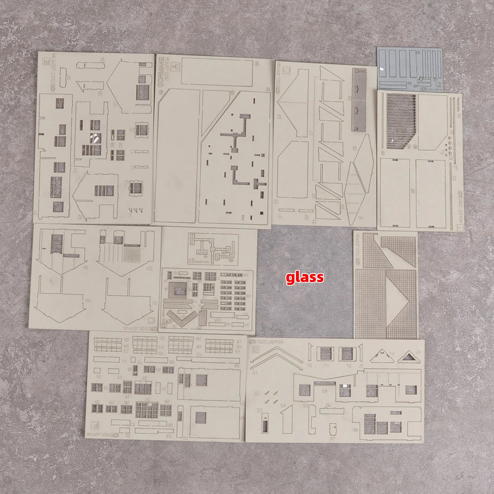 1/150 O Railway Station, Resin Model Diorama Kit, Historical Theme, Unassembled and Unpainted