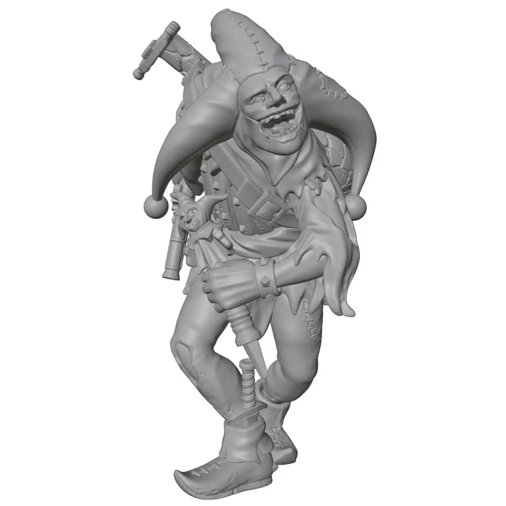 75mm Circus Clown, Resin Model Figure Kit, Unassembled and Unpainted