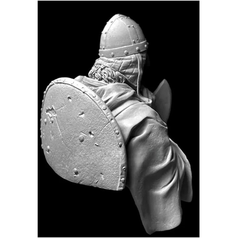 1/10 Medieval Norman Soldier, Resin Model Bust Kit, Unassembled and Unpainted