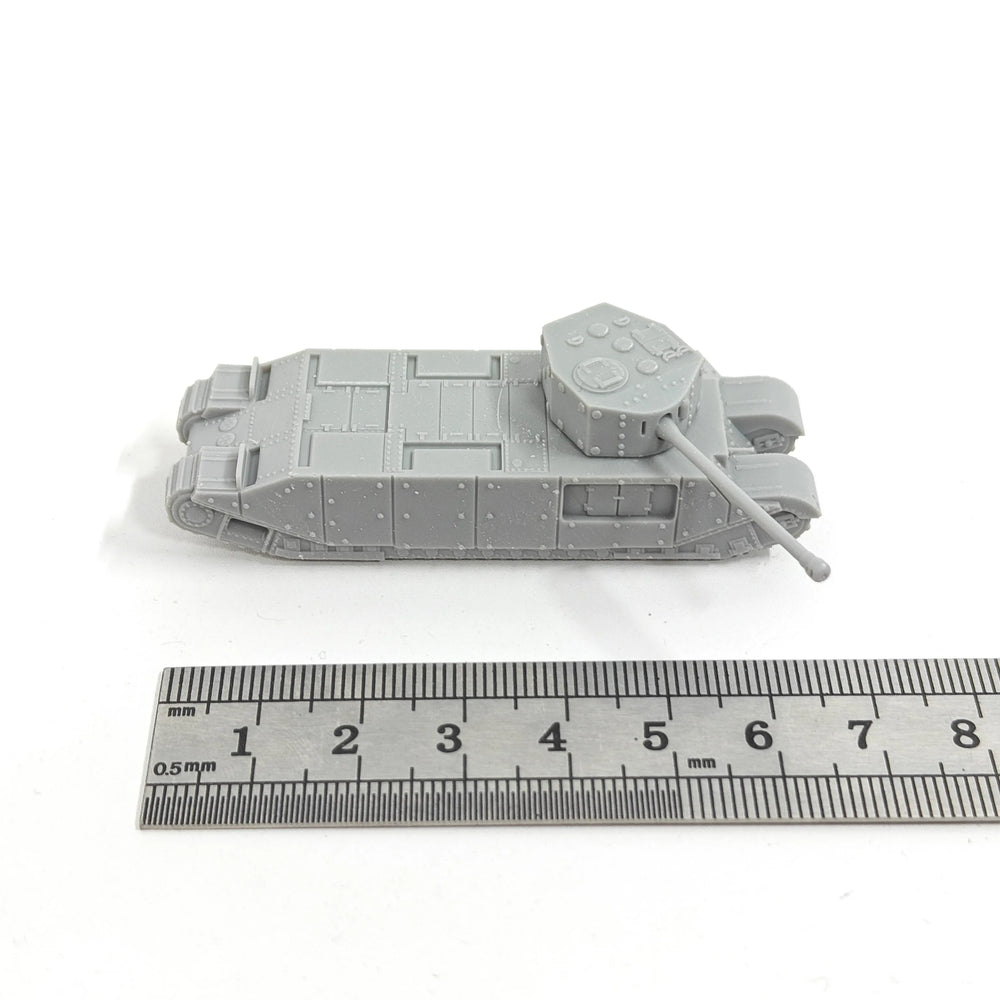 1/144 WWII British TOG II, Resin Model Vehicle Kit, Unassembled and Unpainted