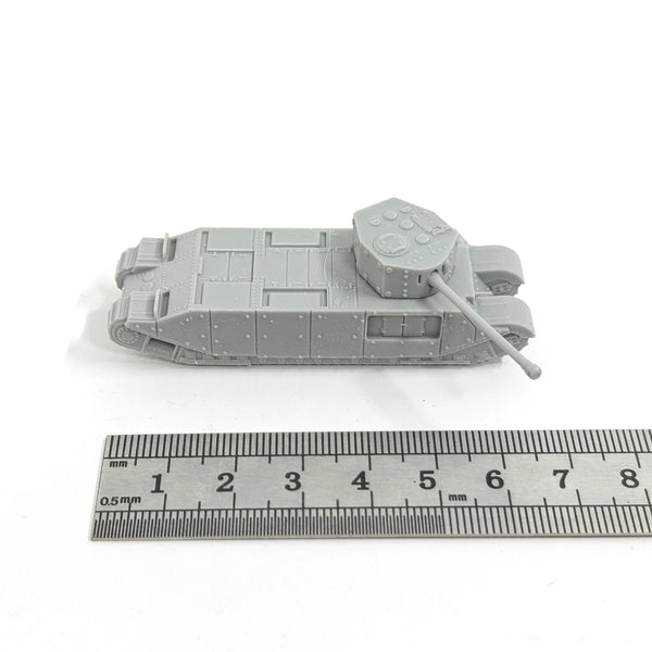 1/144 WWII British TOG II, Resin Model Vehicle Kit, Unassembled and Unpainted