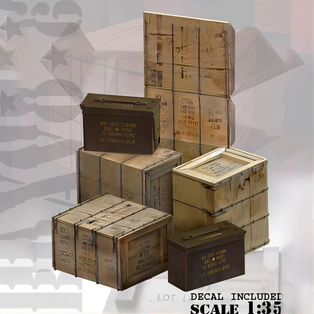 1/35 WWII Destroyed Military Structures, Resin Model Terrain Kit, Unpainted
