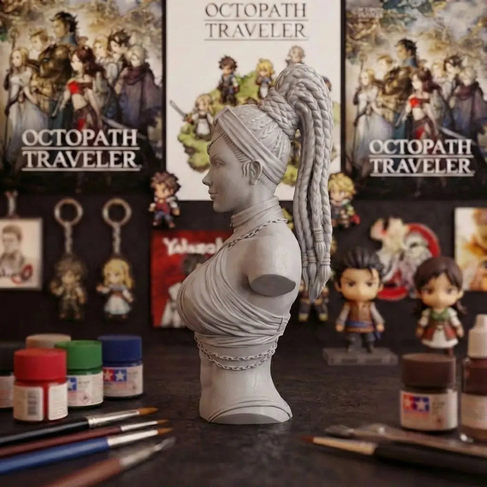 1/6 Empress Tathlock, Resin Model Bust Kit, Fantasy Theme, Unassembled and Unpainted