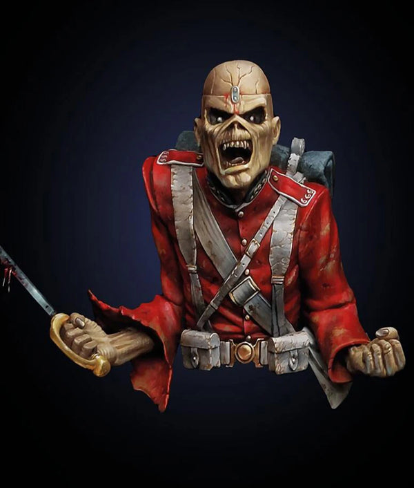 1/12 Undead Vampire Warrior, Resin Model Bust Kit, Fantasy Theme, Unassembled and Unpainted