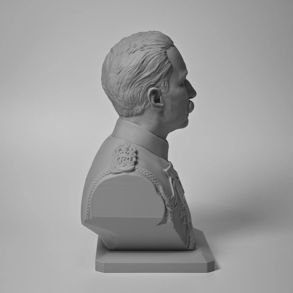 1/12 WWI German Empire Officer, Resin Model Bust Kit, Unassembled and Unpainted