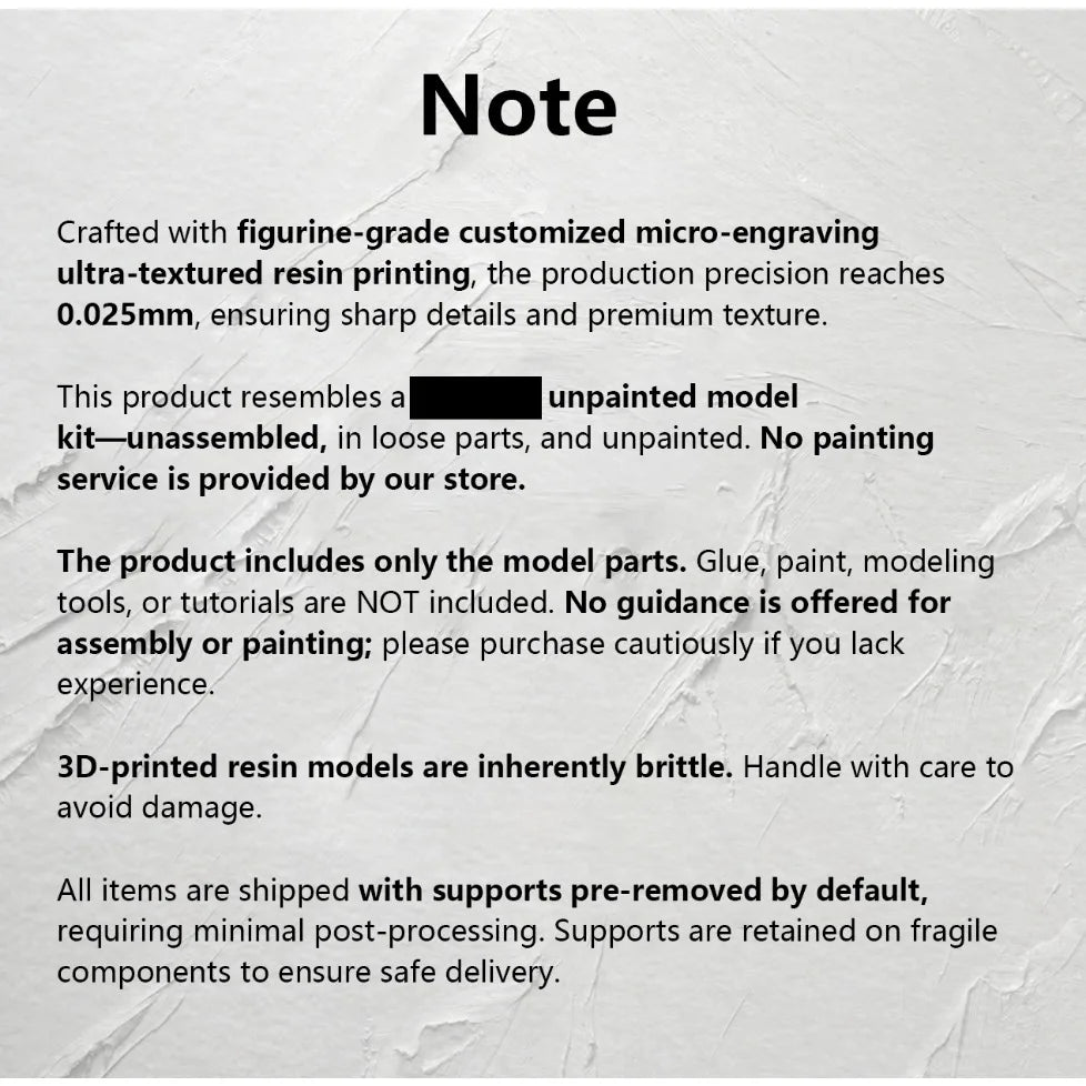 Demon Warrior with Ridged Horns and Wings, Resin Model Figure Kit, Fantasy Theme, Unassembled and Unpainted
