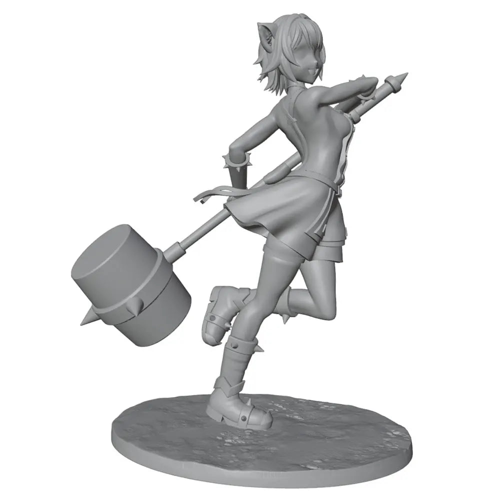 75mm 75mm Chibi Girl, Resin Model Figure Kit, Anime Theme, Unassembled and Unpainted