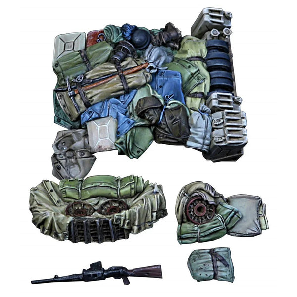 1/35 Modern Tactical Armored Vehicle with Crew, Resin Model Vehicle Kit, Unassembled and Unpainted